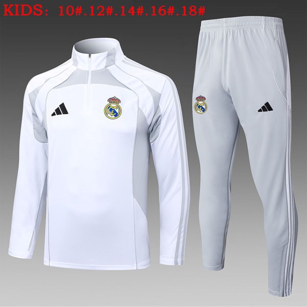 Enfant Sweatshirt Real Madrid 2025-26 Blanc 6